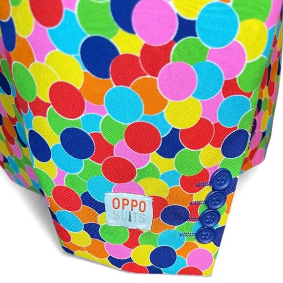 Oppo suits confettironi blazer suit whimsical cocktail party New Year’s Eve - Picture 7 of 9